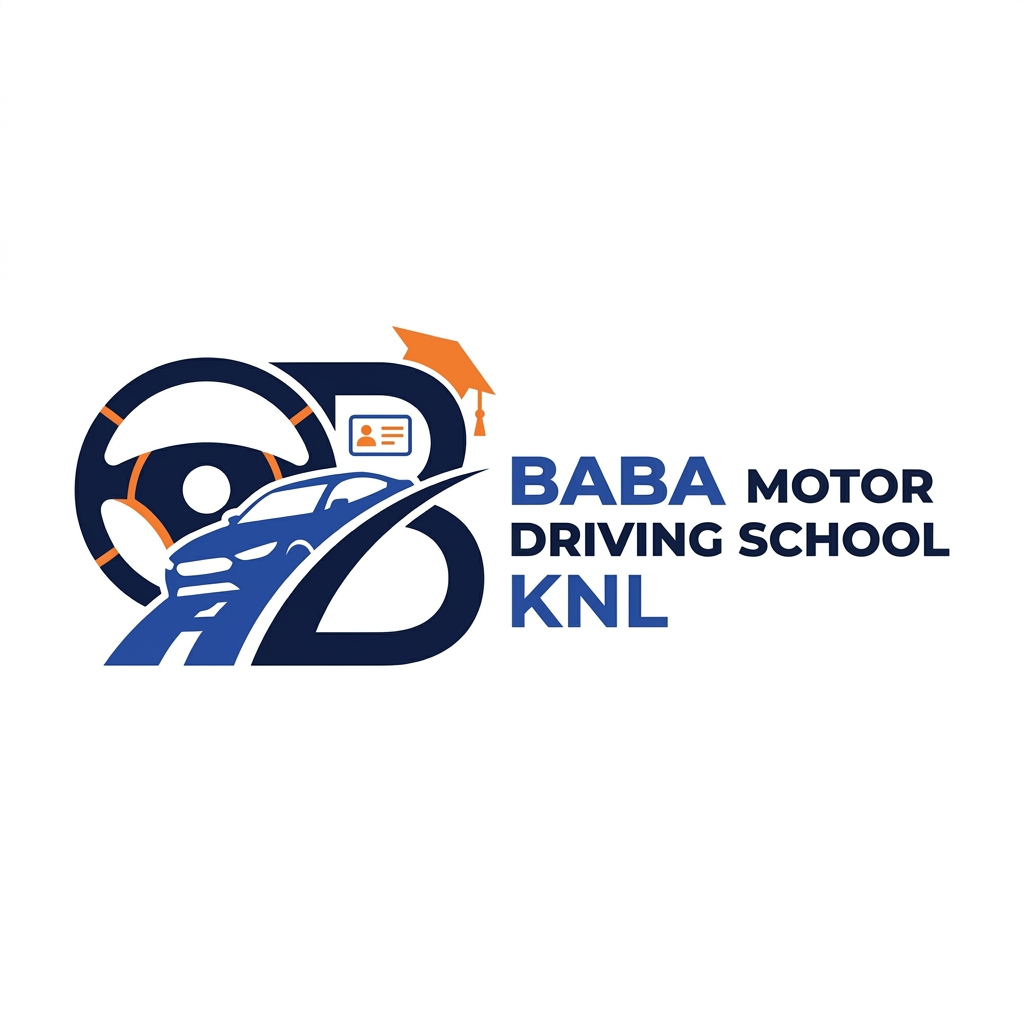 Baba Motor Driving School Logo